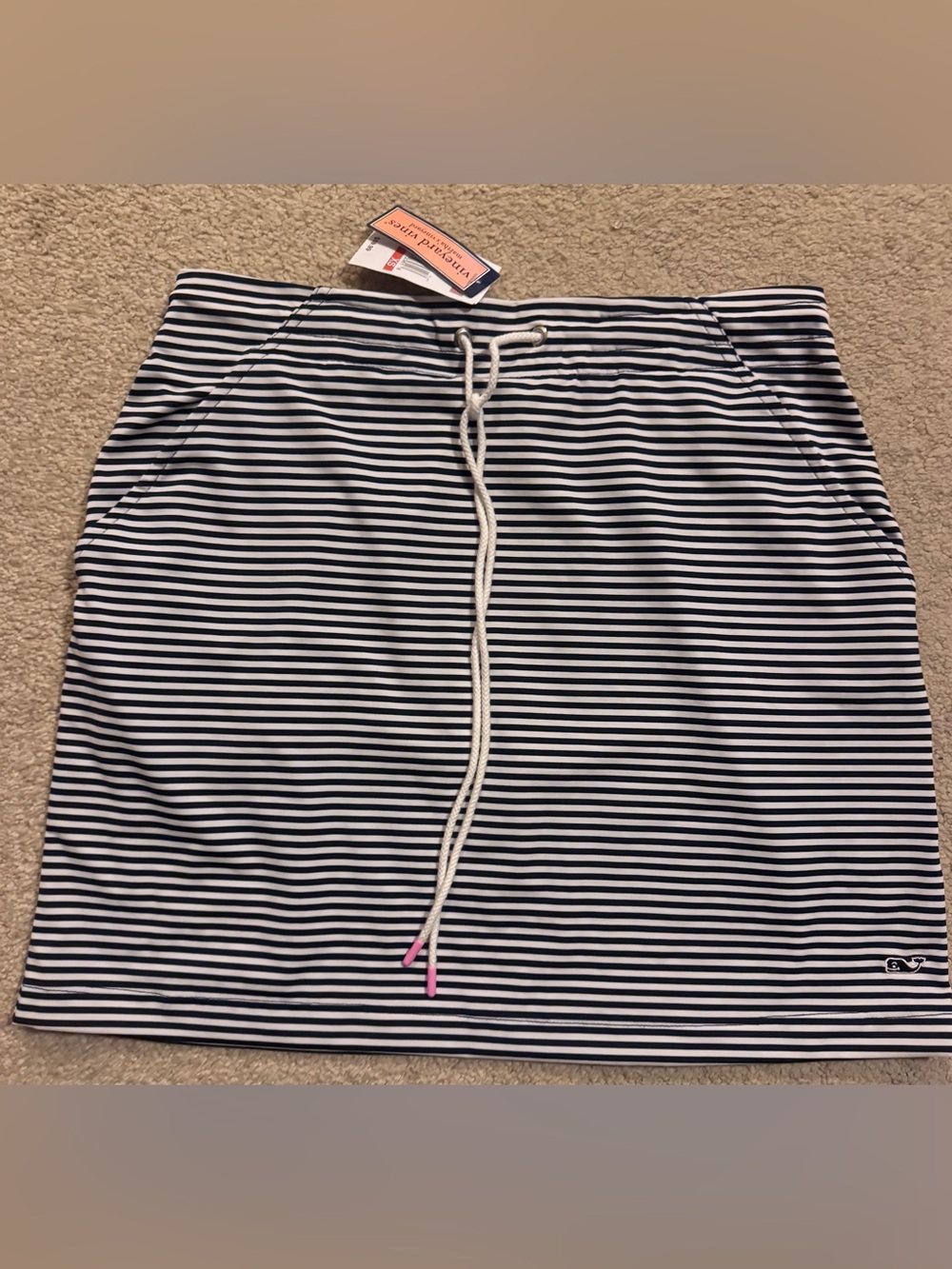 Stripe Performance Skirt